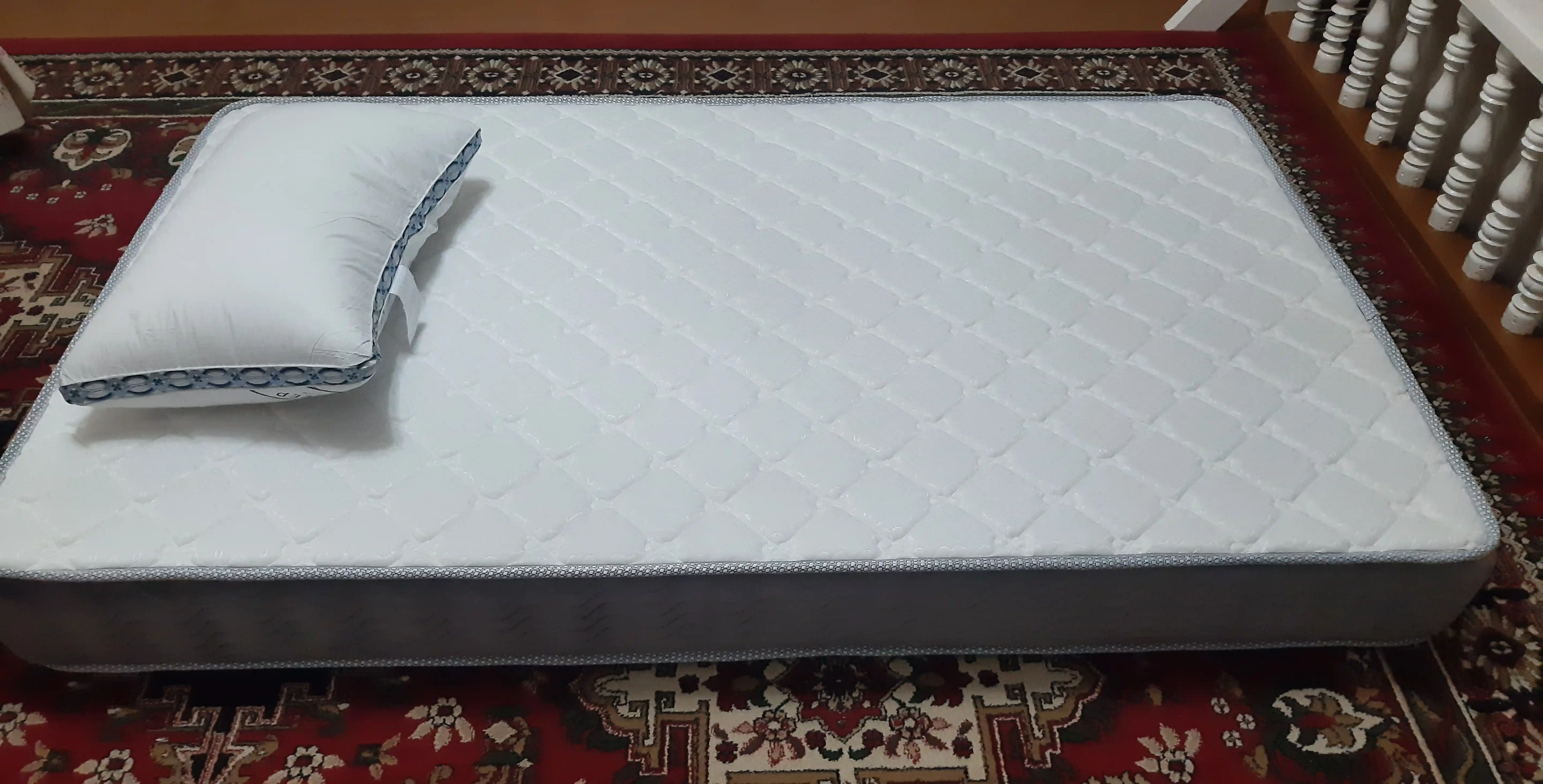 Matras prujinasiz, ortopedik, krovat uchun, yostiq sovg'a sifatida, Softsleep Company