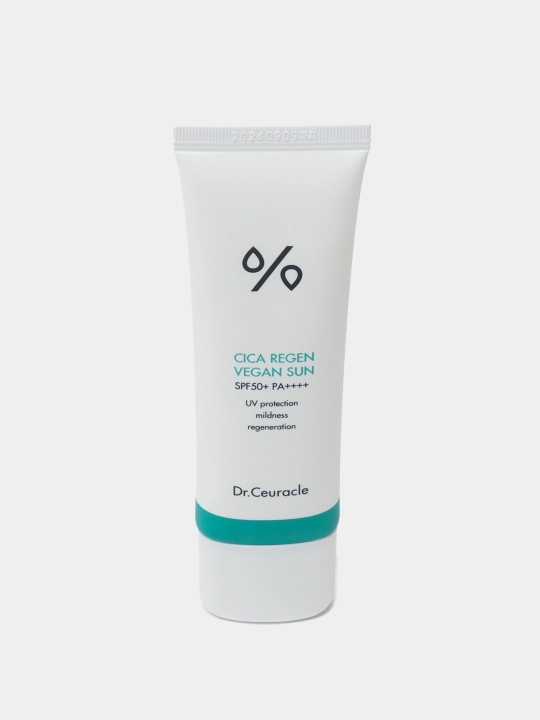 Солнцезащитный крем Dr.Ceuracle Cica Regen Vegan Sun SPF50+ PA++++, 50 мл - 