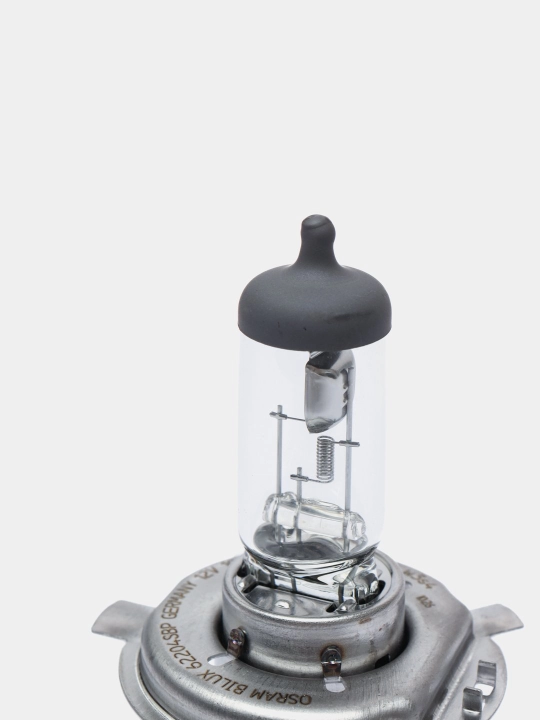 Galogen lampa Osram H4 Standart, 12 V, 60/55 Vt, avtomobil zavatsko'y lampalari uchun