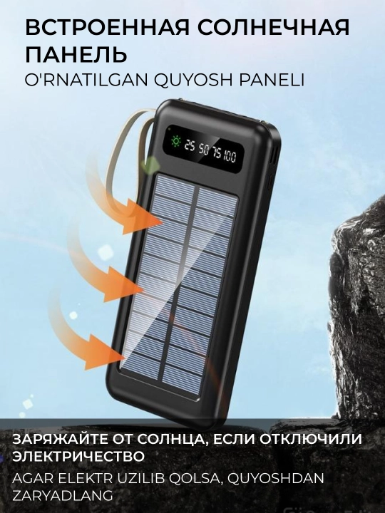 Повербанк iPhone android, Power bank внешний аккумулятор, 10000, 20000, 30000