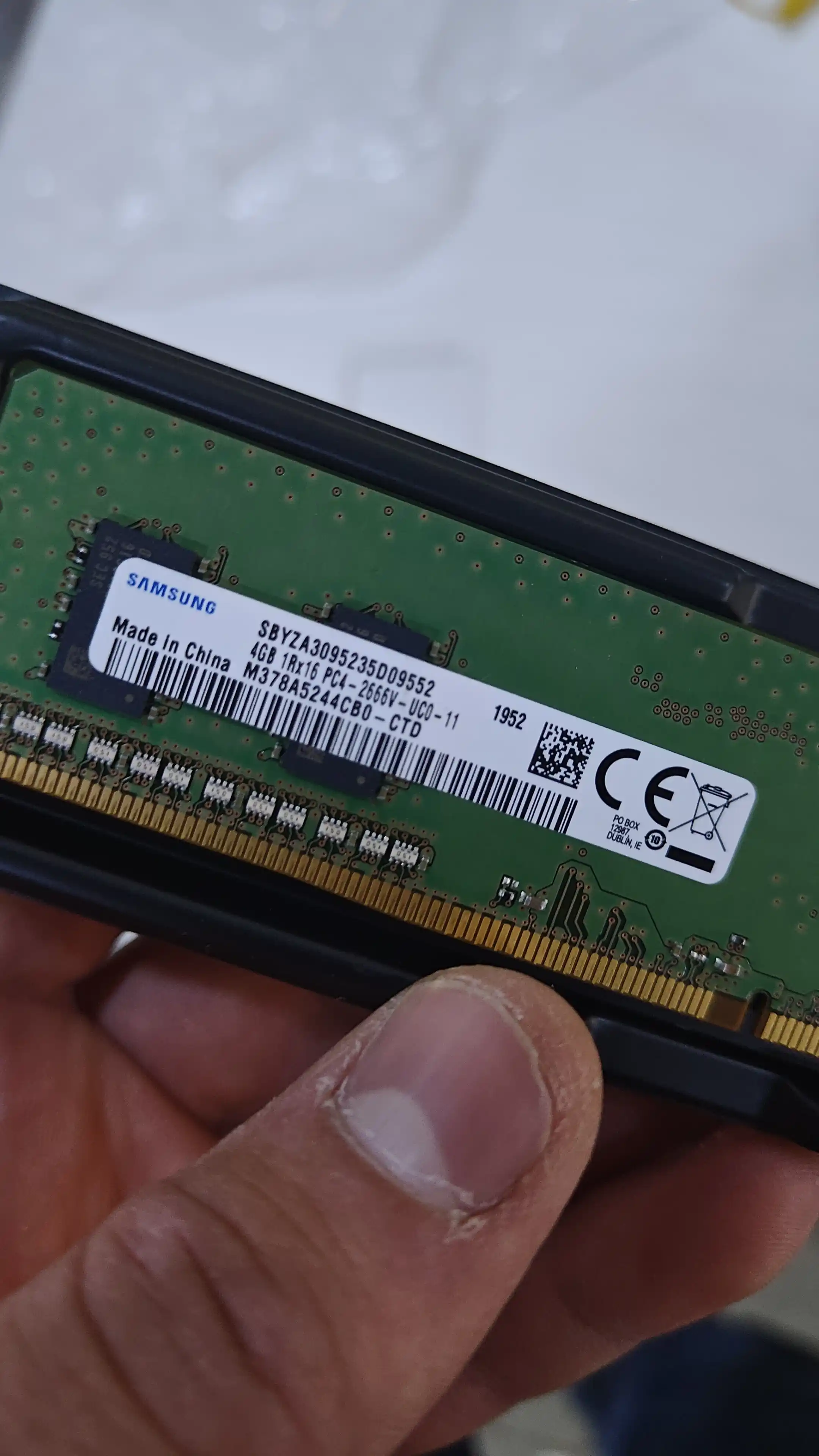 Operativ xotira 4gb DDR4 PC4 2666mhz, 2400mhz, 2133mhz, Komyuter uchun OZU