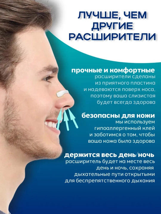 Магнитный расширитель для носа, антихрап