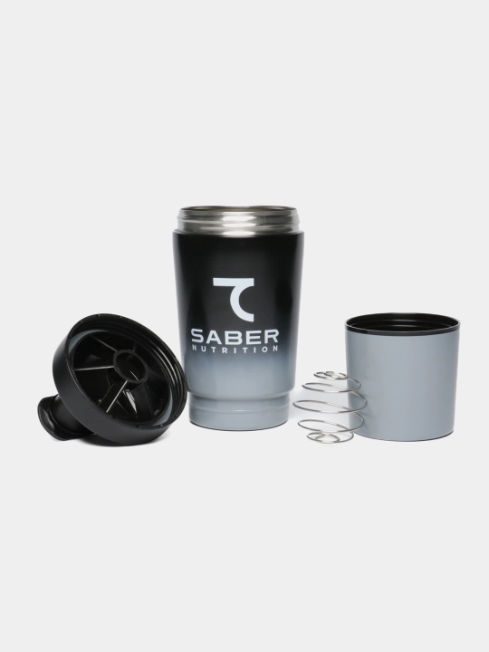7 SABER stakanli Shaker, metall, 600 ml
