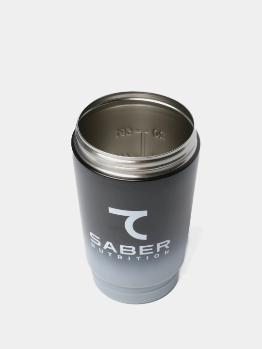 7 SABER stakanli Shaker, metall, 600 ml