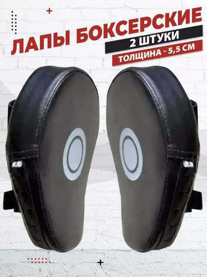 Боксерские лапы перчатки, снаряжение для карате, бокса и единоборств, 19 х 25 см, 2 шт