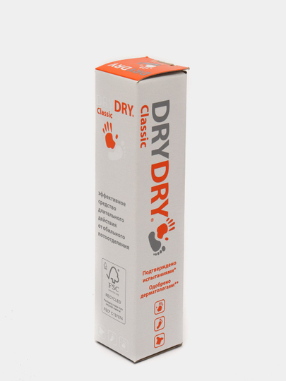 Дезодорант-антиперспирант Dry Dry Classic, против пота и запаха