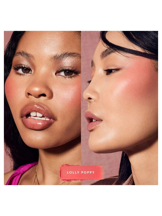 Fenty Cheeks Suede suv o'tkazmaydigan Rumyana Lolly Poppy 03