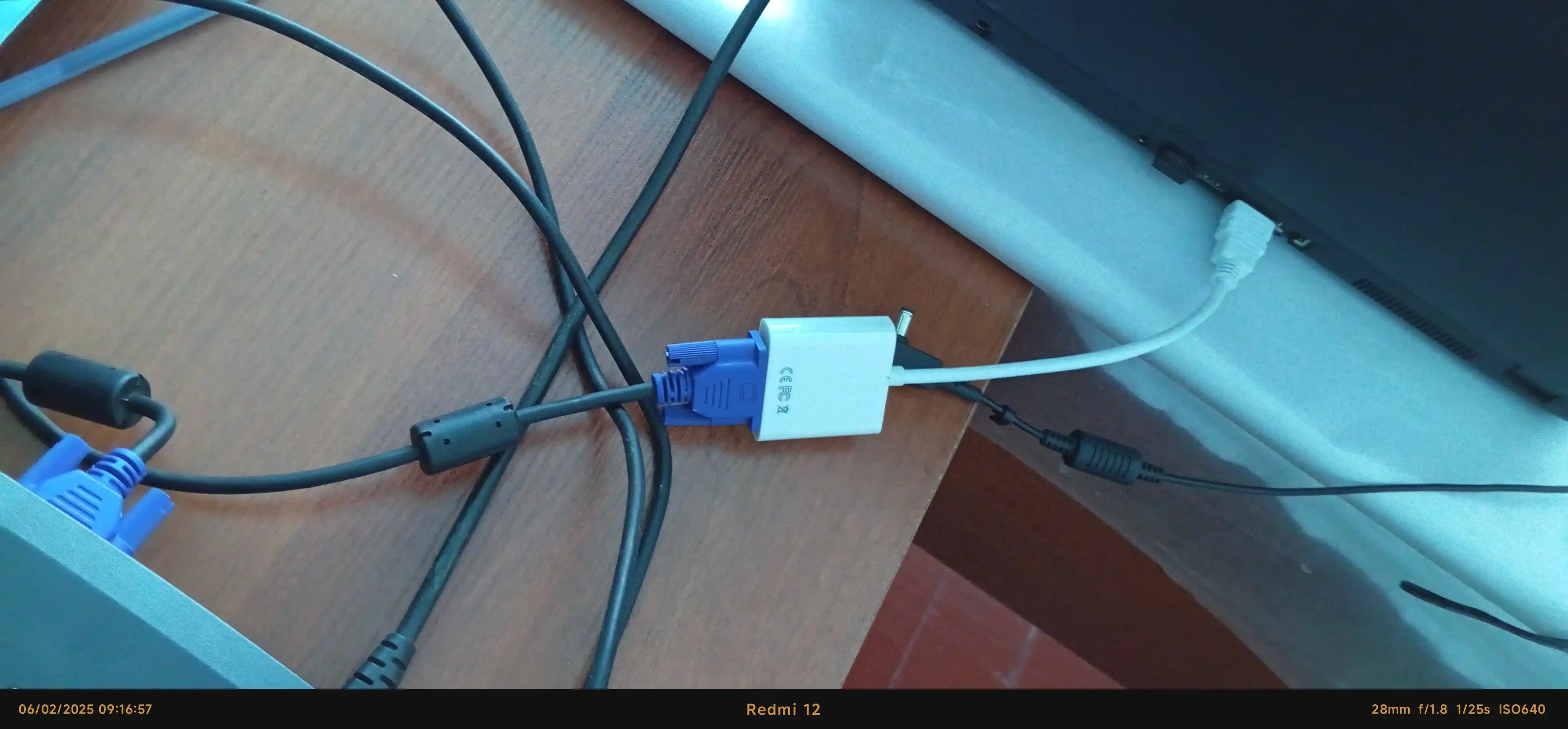 HDMI-VGA adapter audio kabel bilan, perexodnik monitor uchun