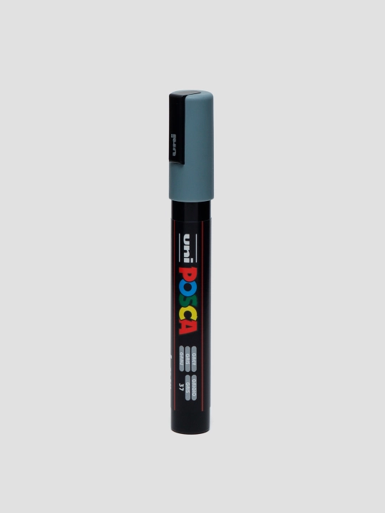 Fetr ruchka UNIBALL POSCA 1.8-2.5, Marking Pen Grey N, PC-5M Grey N - 