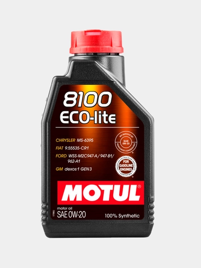 Моторное масло Motul 8100 ECO-Lite 0w20, 4 л V — MOTUL-ECLT020