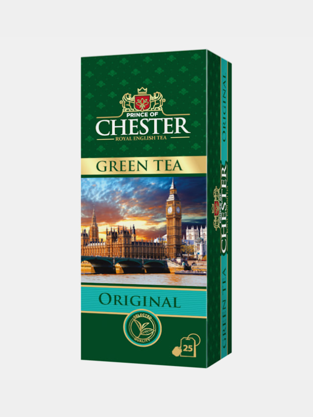 Чай зеленый Prince of Chester Green Tea, 25 шт - 