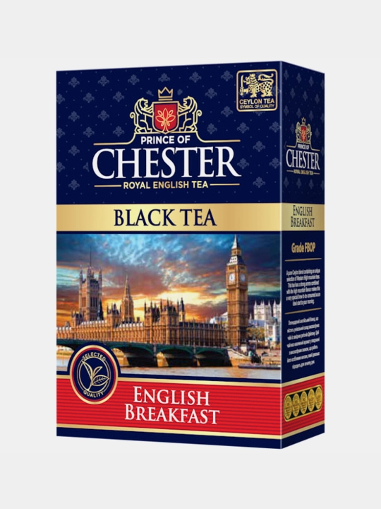 Чай черный Prince of Chester Black Tea, English Breakfast, 80 г - 