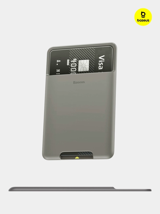 Картхолдер Baseus Portable Card Holder Case, серый 