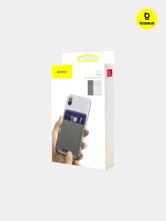 Картхолдер Baseus Portable Card Holder Case, серый 
