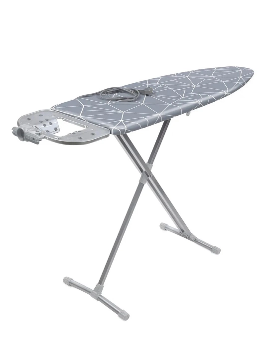 Гладильная доска Nika Light НЛ, складная гладилка, металлический каркас, с розеткой