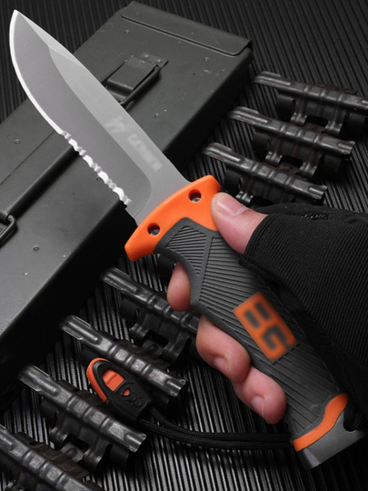 Тактический нож Gerber, для охоты и рыбалки, выход огня , BG Bell - 