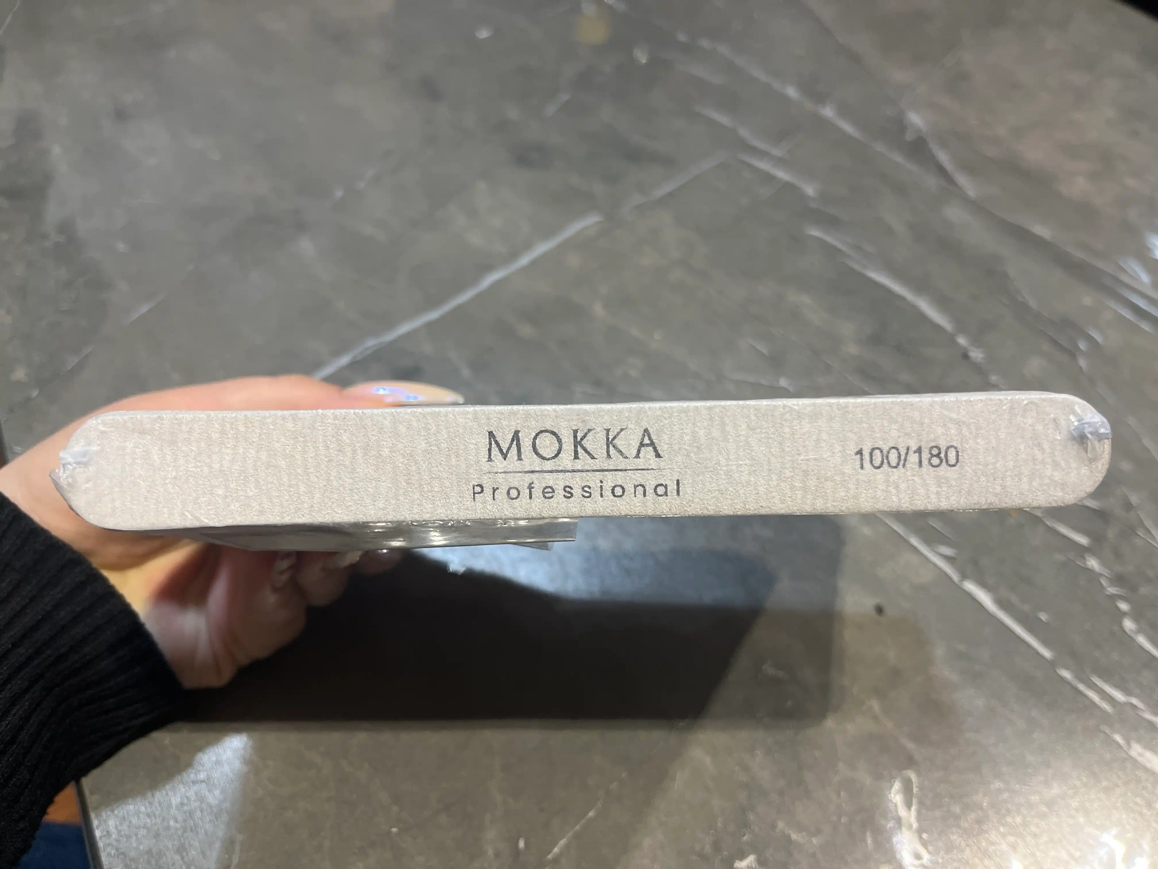 Пилка для ногтей, пилки для маникюра, на деревянной основе MOKKA