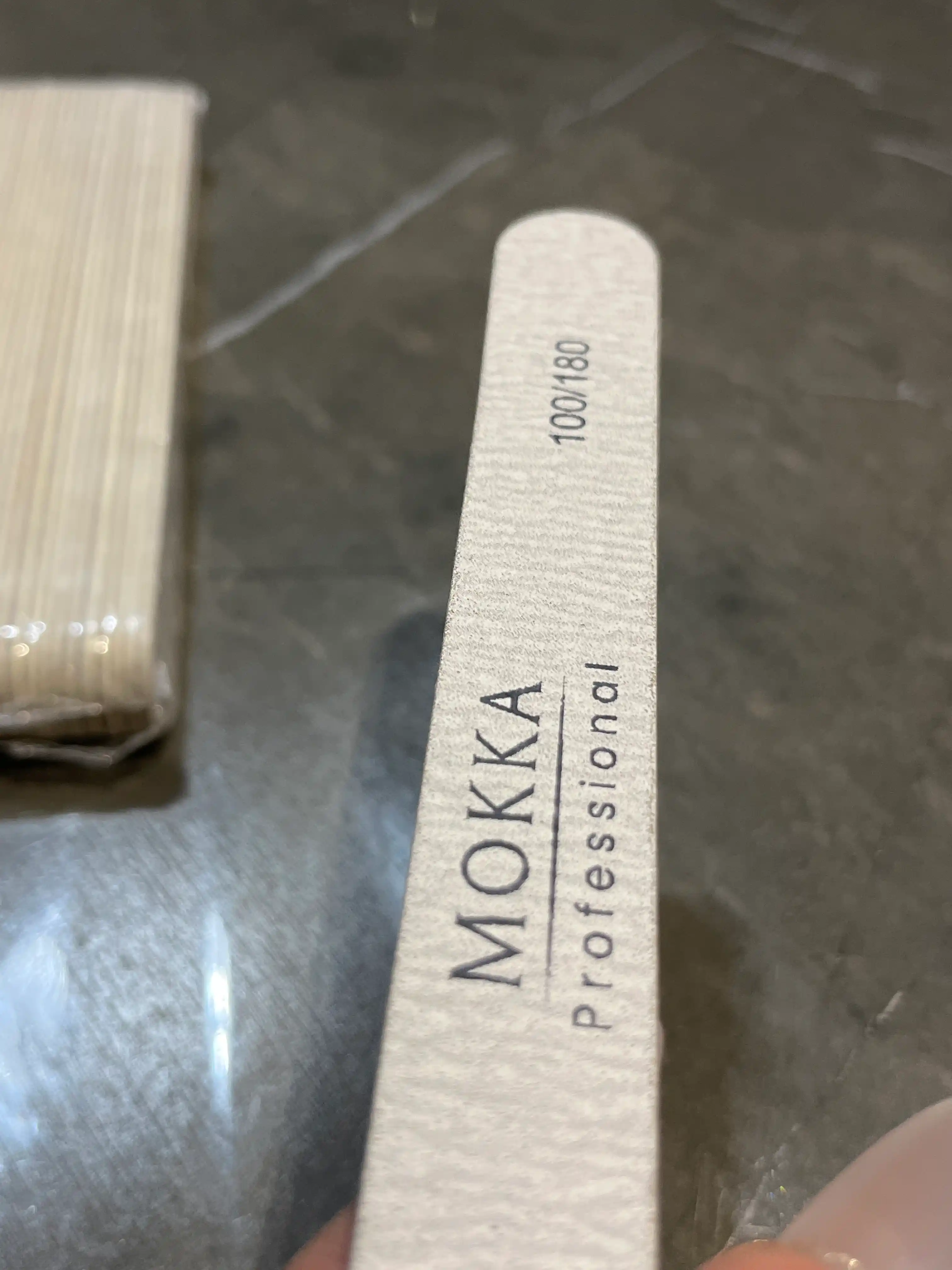 Пилка для ногтей, пилки для маникюра, на деревянной основе MOKKA