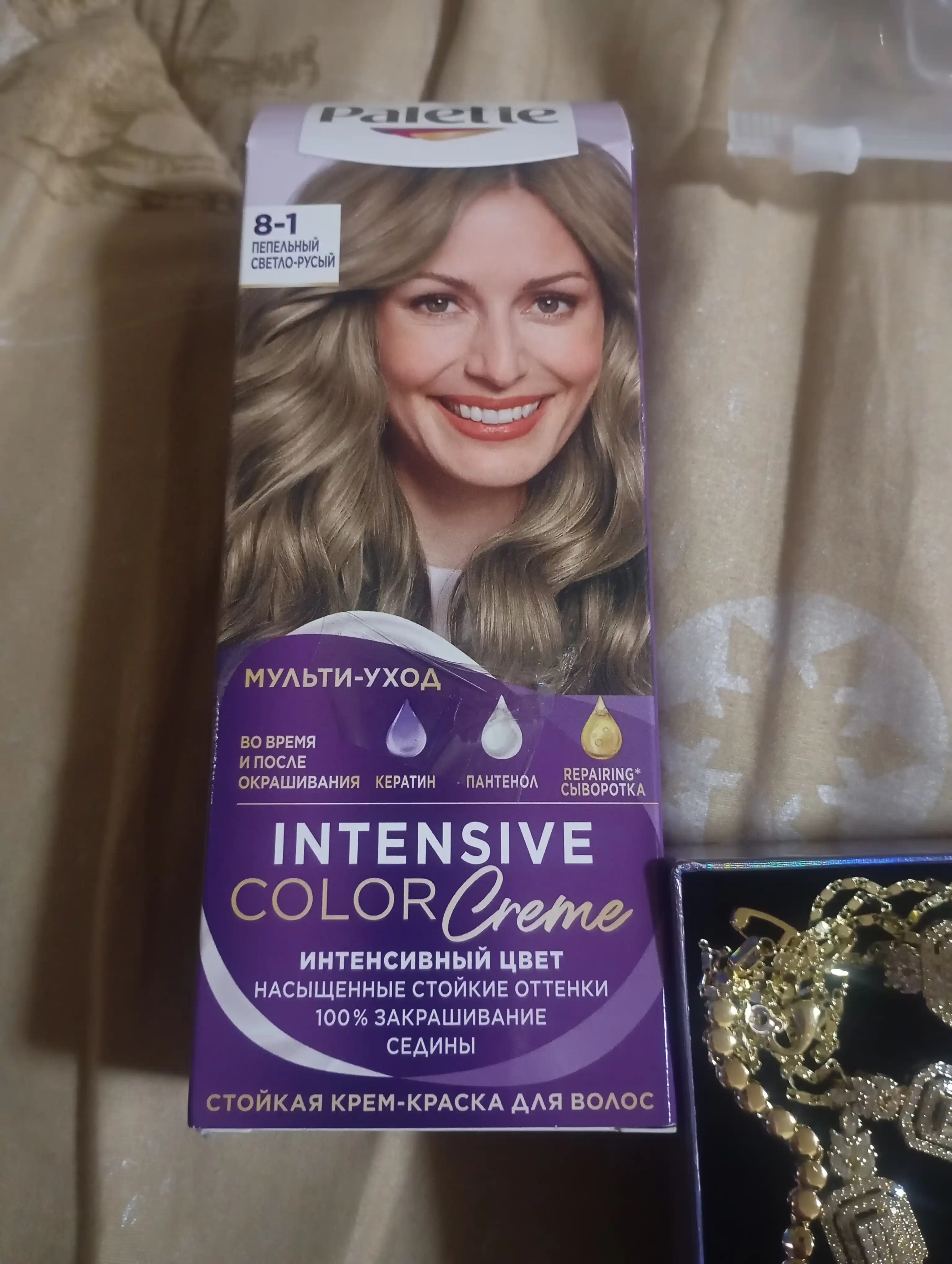 Краска для волос Palette Intensive 8-1, пепельный светло-русый