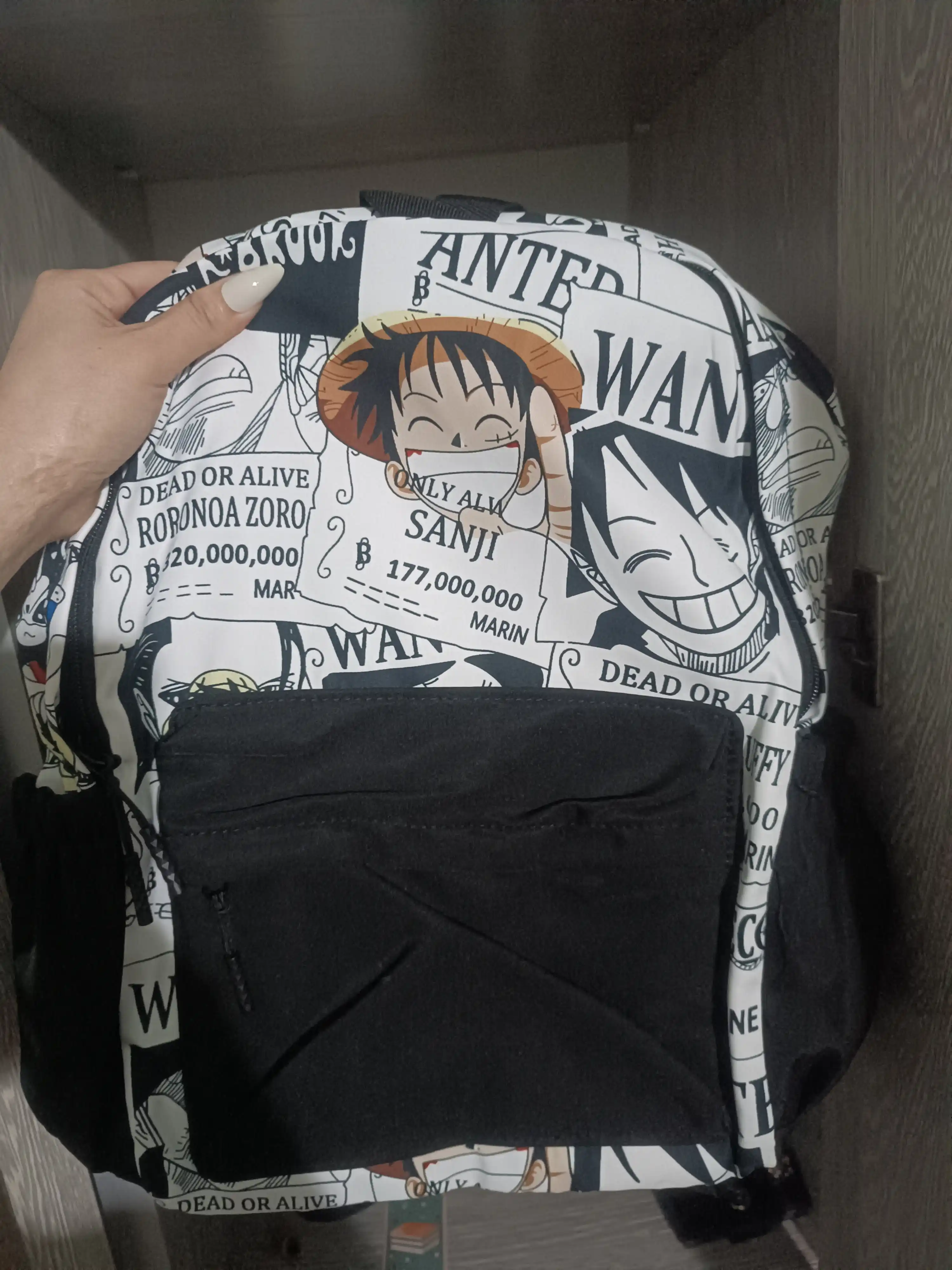 Рюкзак "One piece", вместительный, аниме, мужской, женский, подростковый, школьный