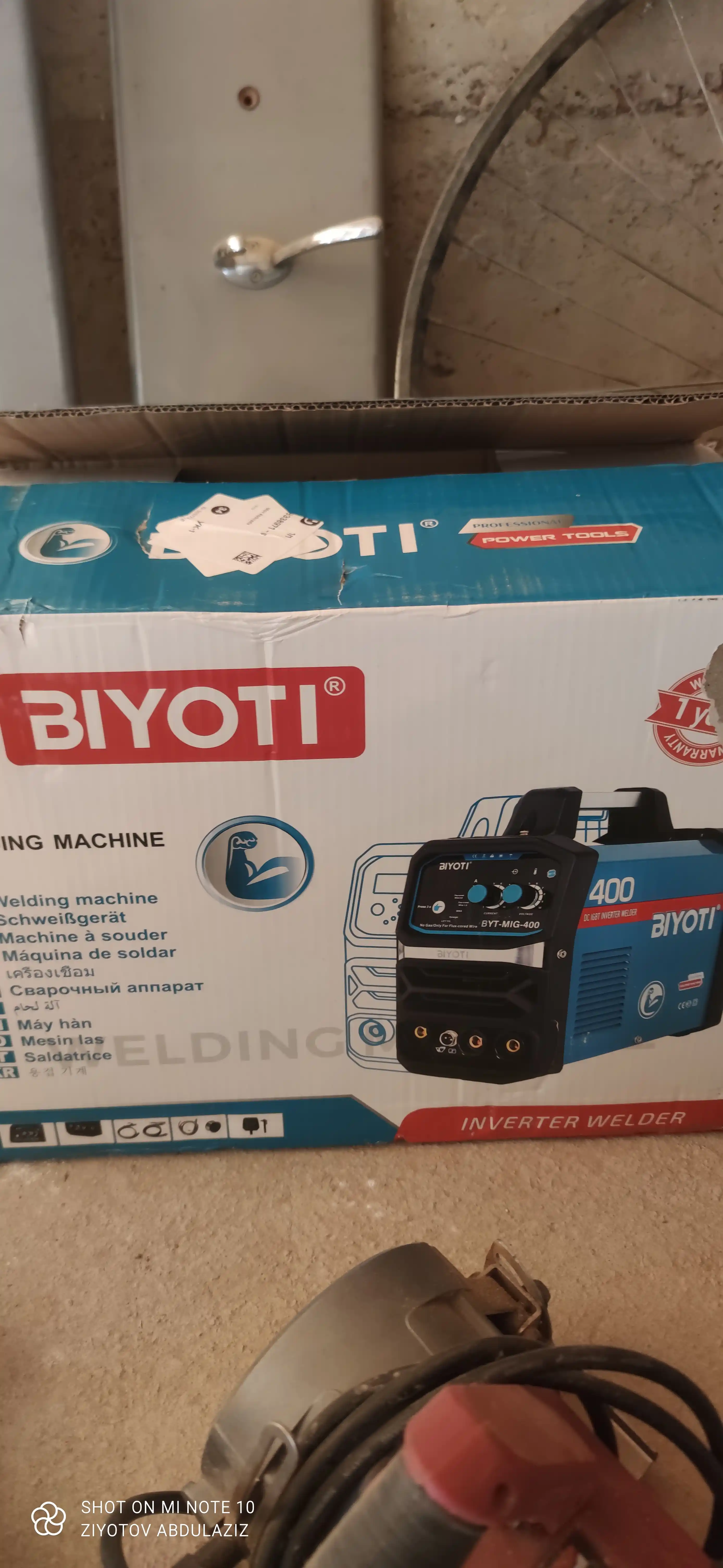 Payvadlash apparati Biyoti BYT-MIG-400, ART 160009