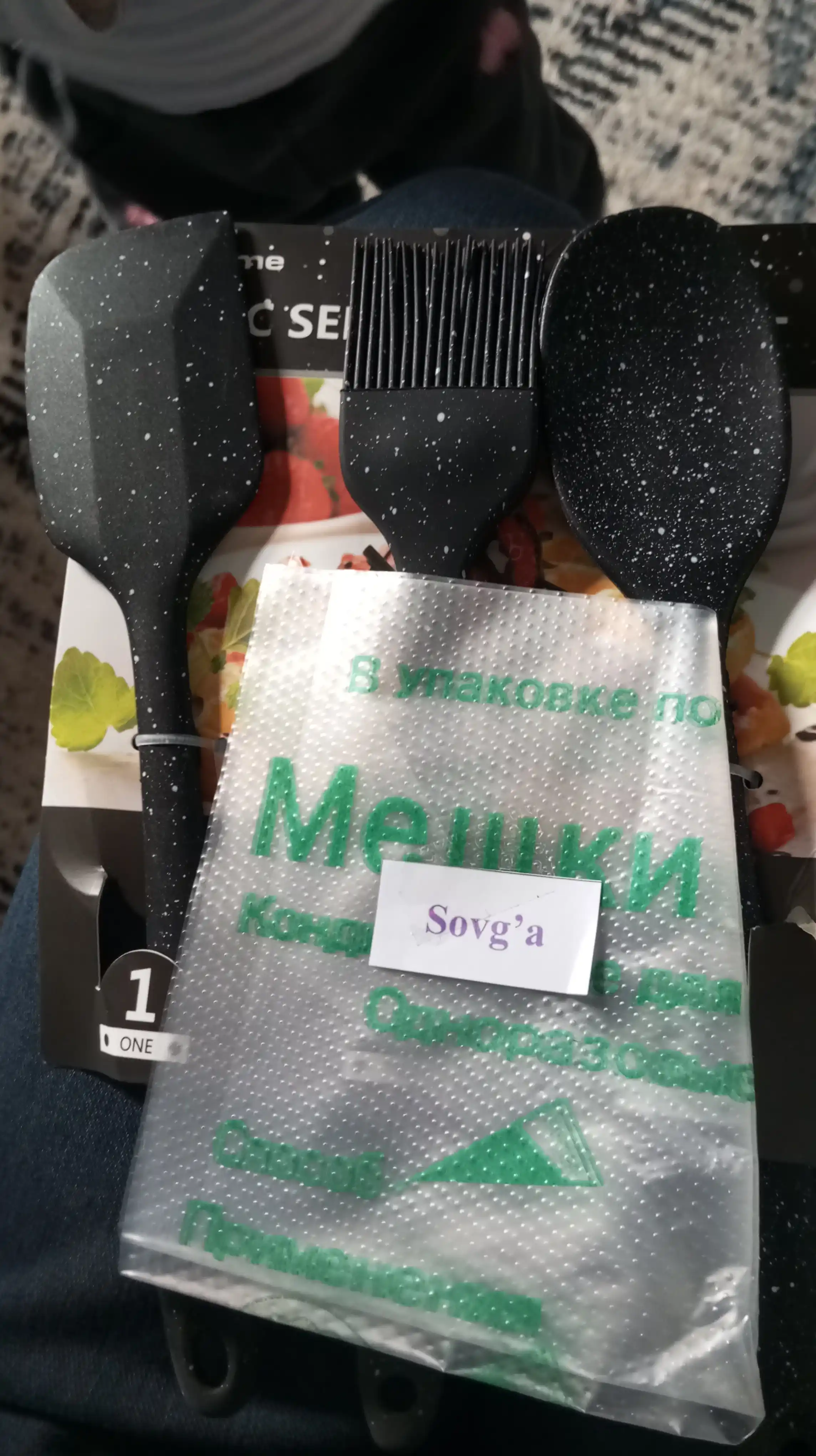 Silikon kurakcha, kapgir, silikon lopata oshxona uchun, silikon to'plam