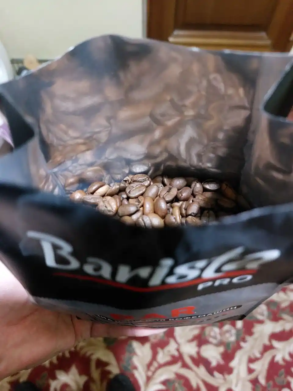 Barista Pro Bar donli qahvasi 230 g, qahva mashinasi uchun donli qahva