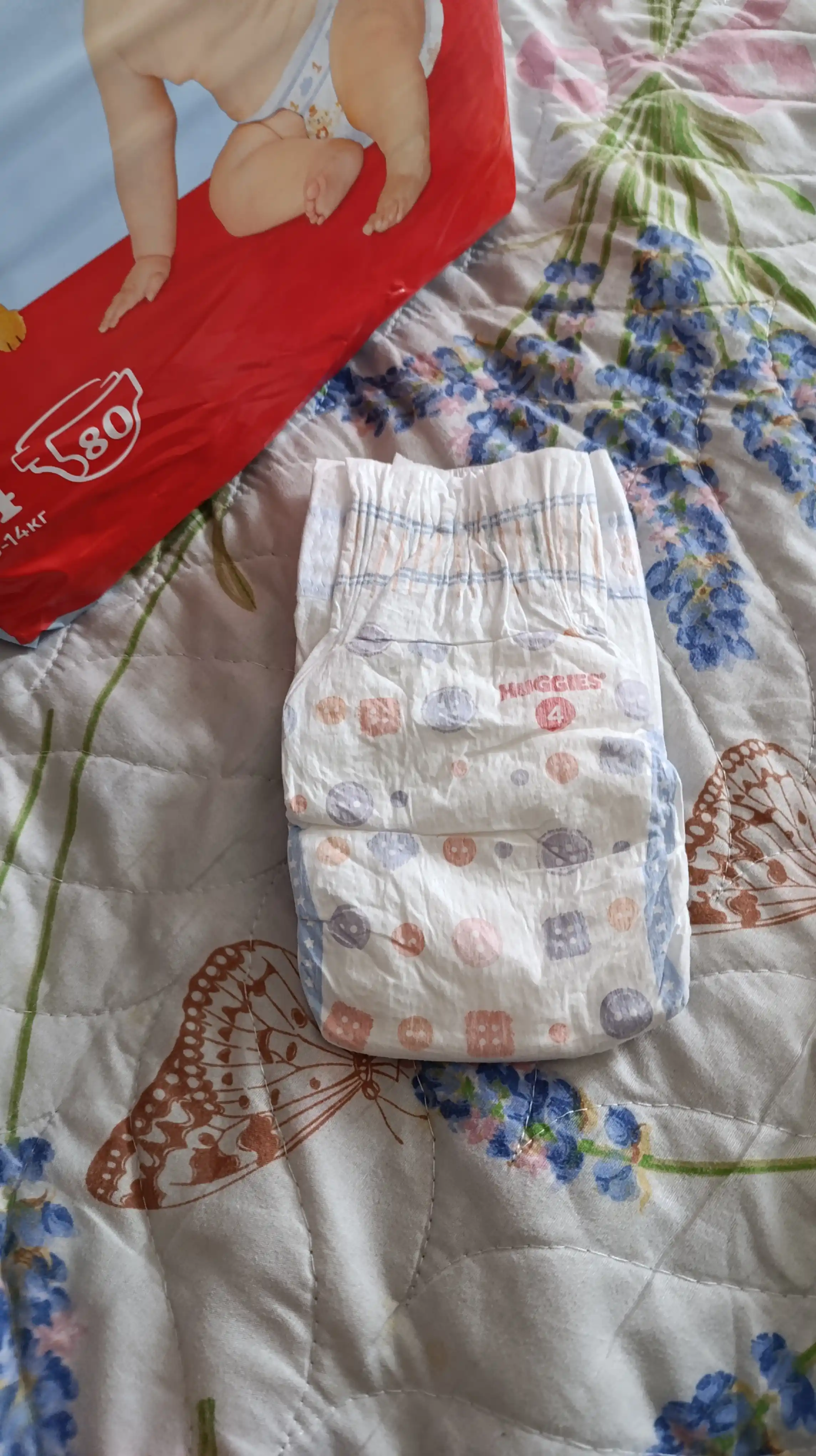 Подгузники Huggies Ultra Comfort для мальчиков 8-14кг, 4 размер, 80шт