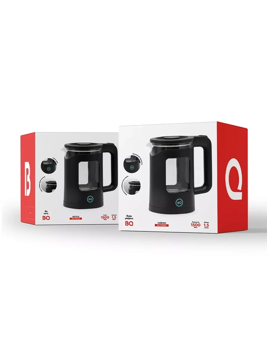 Elektr choynak, BQ KT2000G, quvvati 1500 Vt, 1,5l hajm