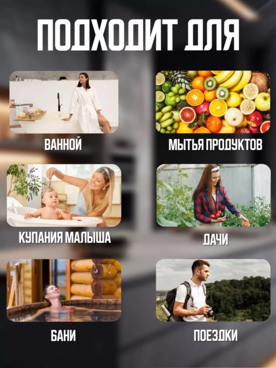 Vanna va hammom uchun yigiladigan plastik cho'mich. ZI STORE