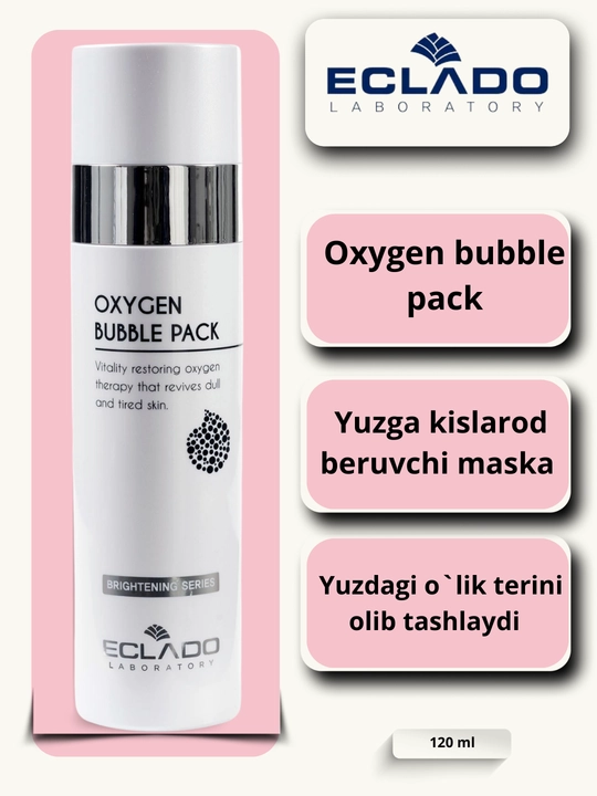 Eclado Oxygen Bubble Pack профессиональная маска для лица, кислородная