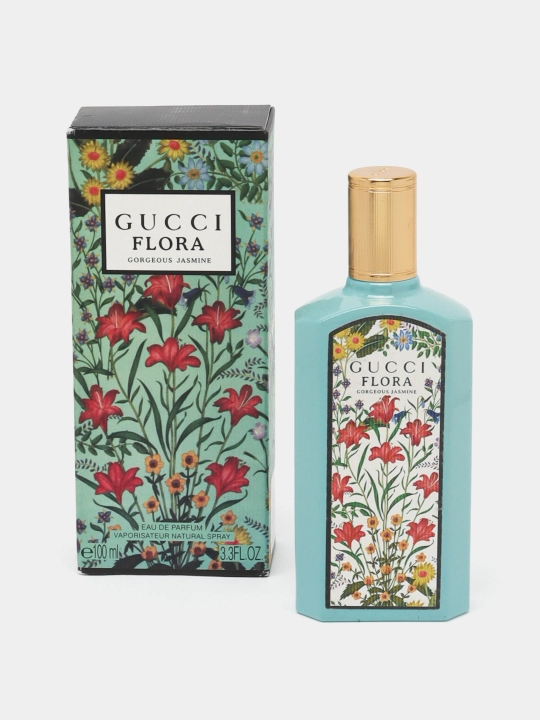 Parfyumlangan suv Gucci Flora Gorgeus Gardenia, nafis gullar ifori, 100 ml - 