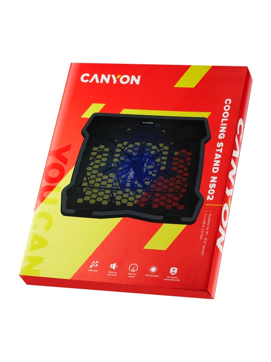 Охлаждающая подставка кулер для ноутбука CANYON NS-02, NS-03