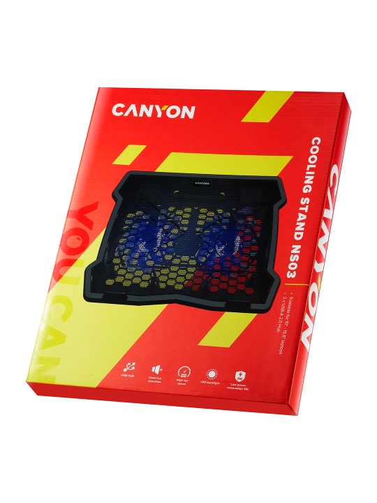 Охлаждающая подставка кулер для ноутбука CANYON NS-02, NS-03