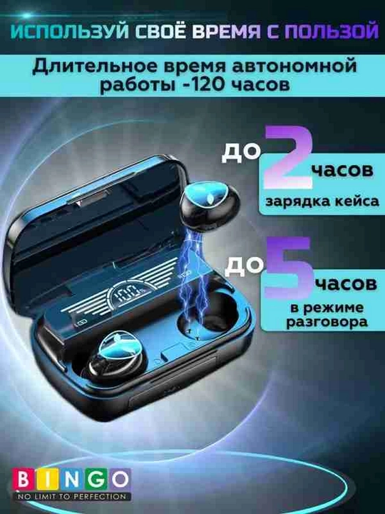 Simsiz quloqchinlar M 10, 19, 20, 88, 90 pro, Powerbank 3500 mA/soat, Bluetooth 5.3