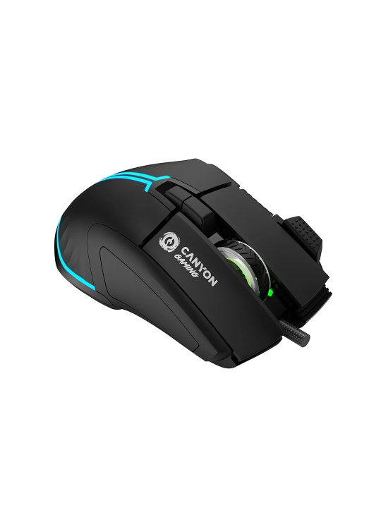 Gaming sichqoncha simli CANYON Fortnax GM-636, RGB yoritgich bilan