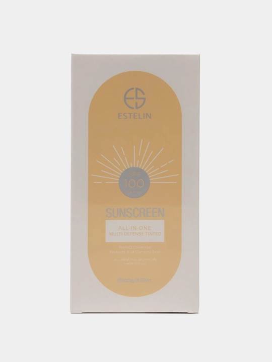 Quyoshdan himoyalovchi krem, suvga chidamli, ESTELIN SPF 100, 80, 70, 50 PA+++ 100 ml, 50 ml