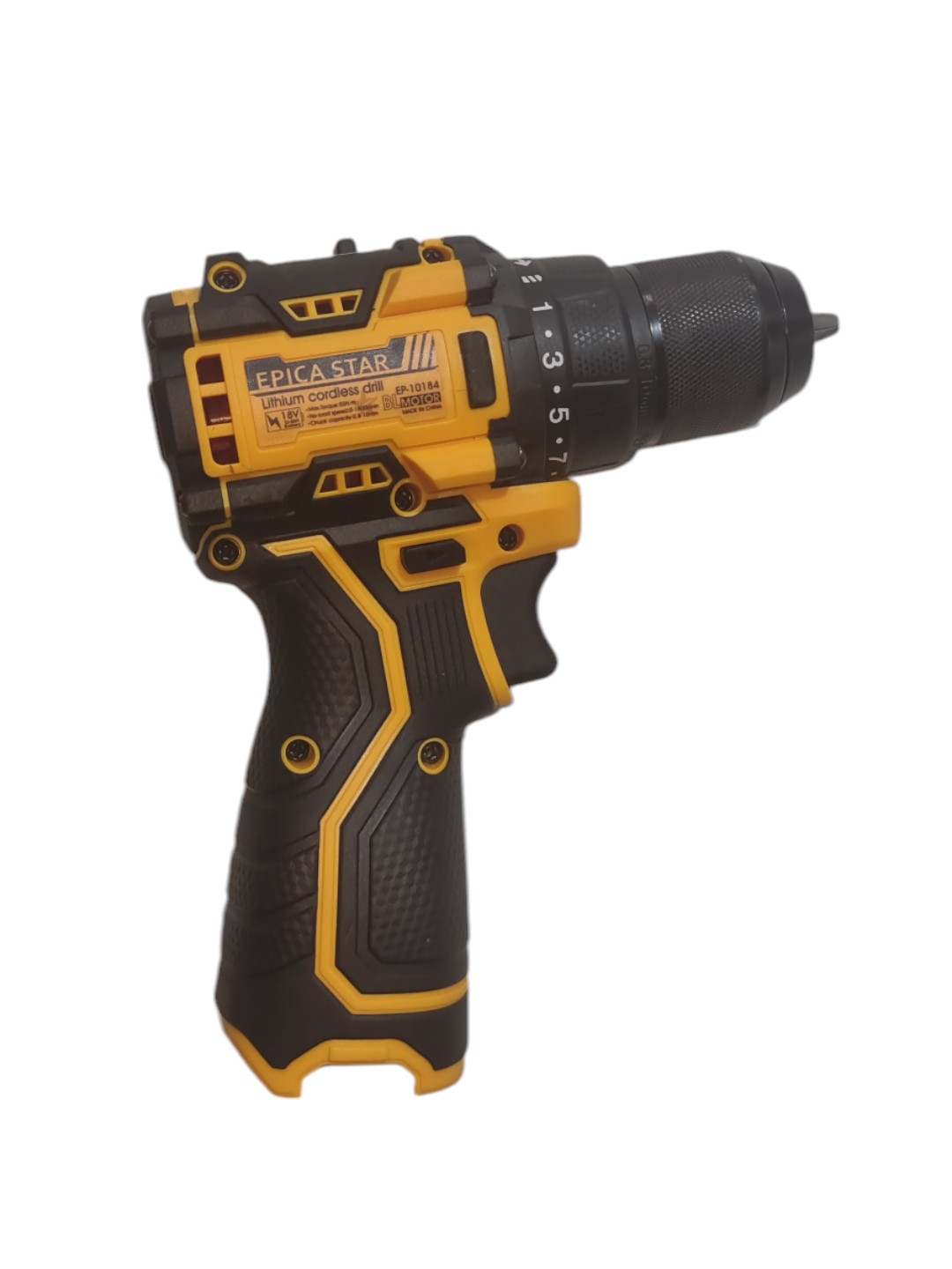 Литиевая аккумуляторная дрель Epica EP-10184, Lithium cordless drill