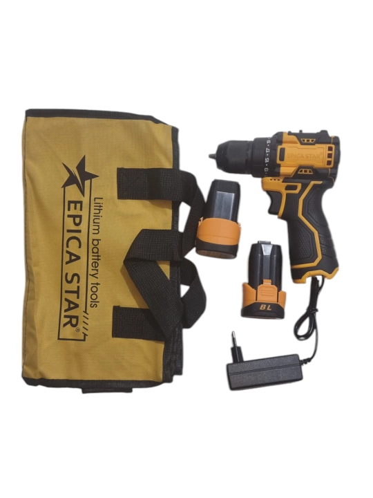 Литиевая аккумуляторная дрель Epica EP-10184, Lithium cordless drill