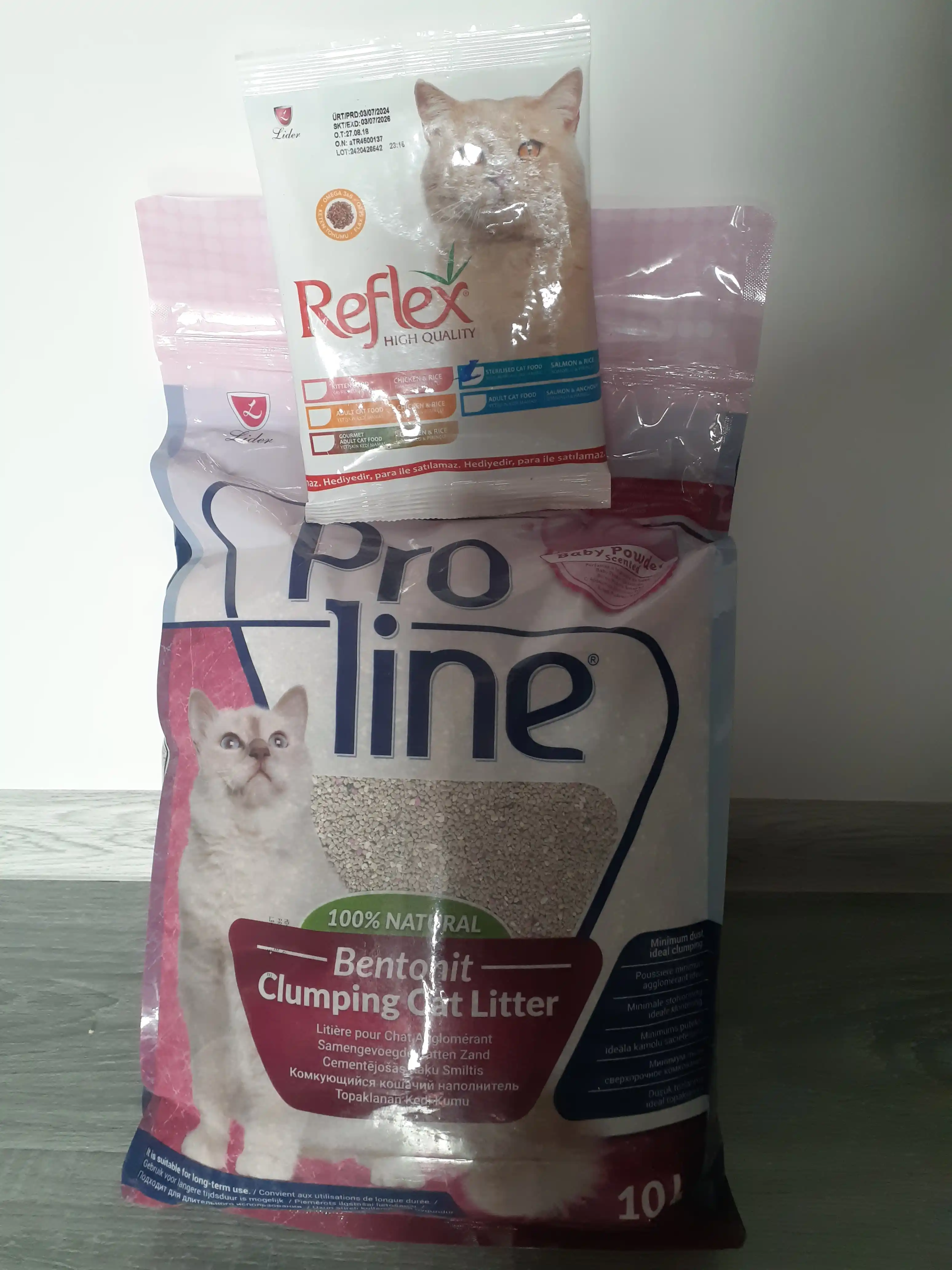 Proline bentonit, bolalar kukuni aromati bilan, 8.5 kg