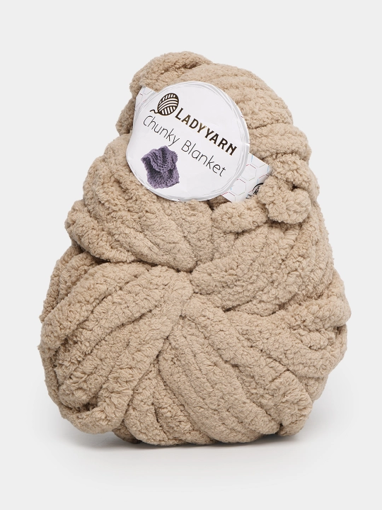 Пряжа Lady Yarn Chunky - 33 м, 300 г, 100% микрополиэстер - 
