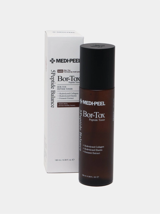 Yuz uchun yoshartiruvchi lifting-tonik, MEDIPEEL+, Peptide-tox, Glutathione, 180 ml