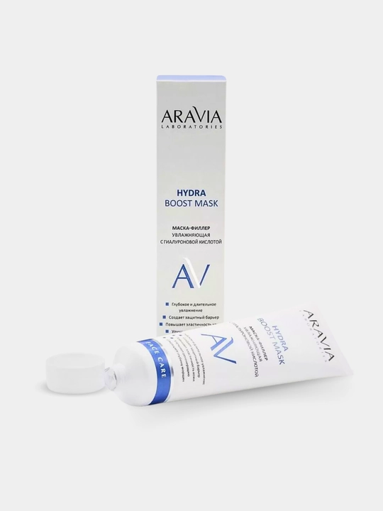 Маска для лица Aravia увлажняющая, очищающая и омолаживающая для всех типов кожи, 100 мл