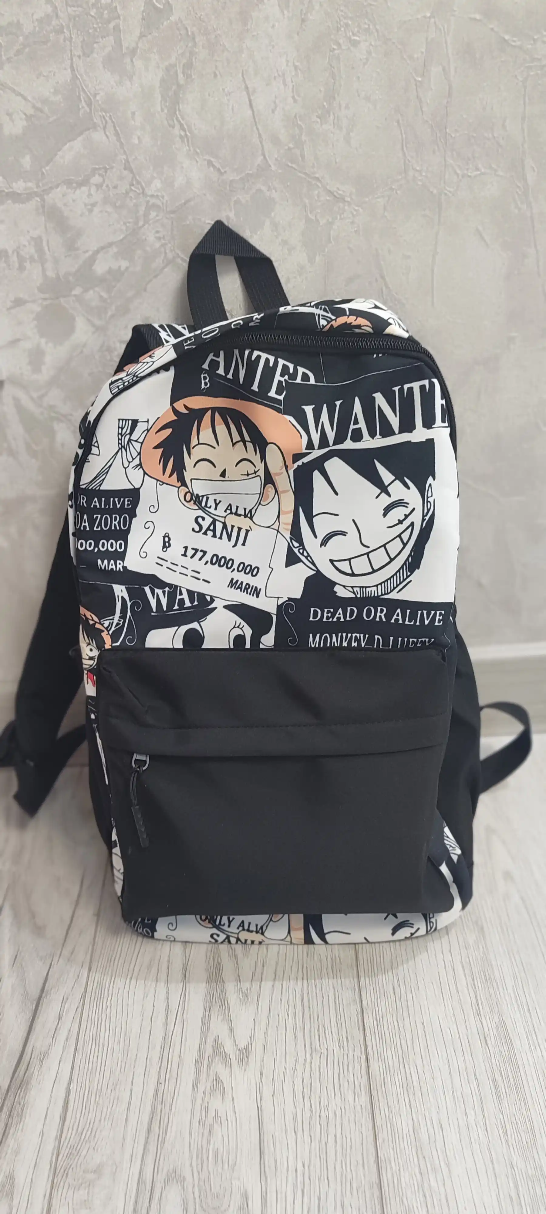 Рюкзак "One piece", вместительный, аниме, мужской, женский, подростковый, школьный