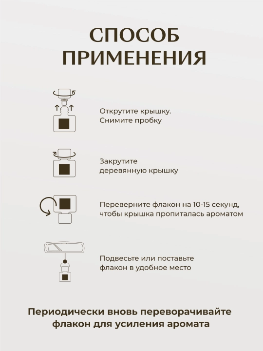 GAMMA D'ORO Ароматизатор для автомобиля и дома Aqua De Vida, 10 мл