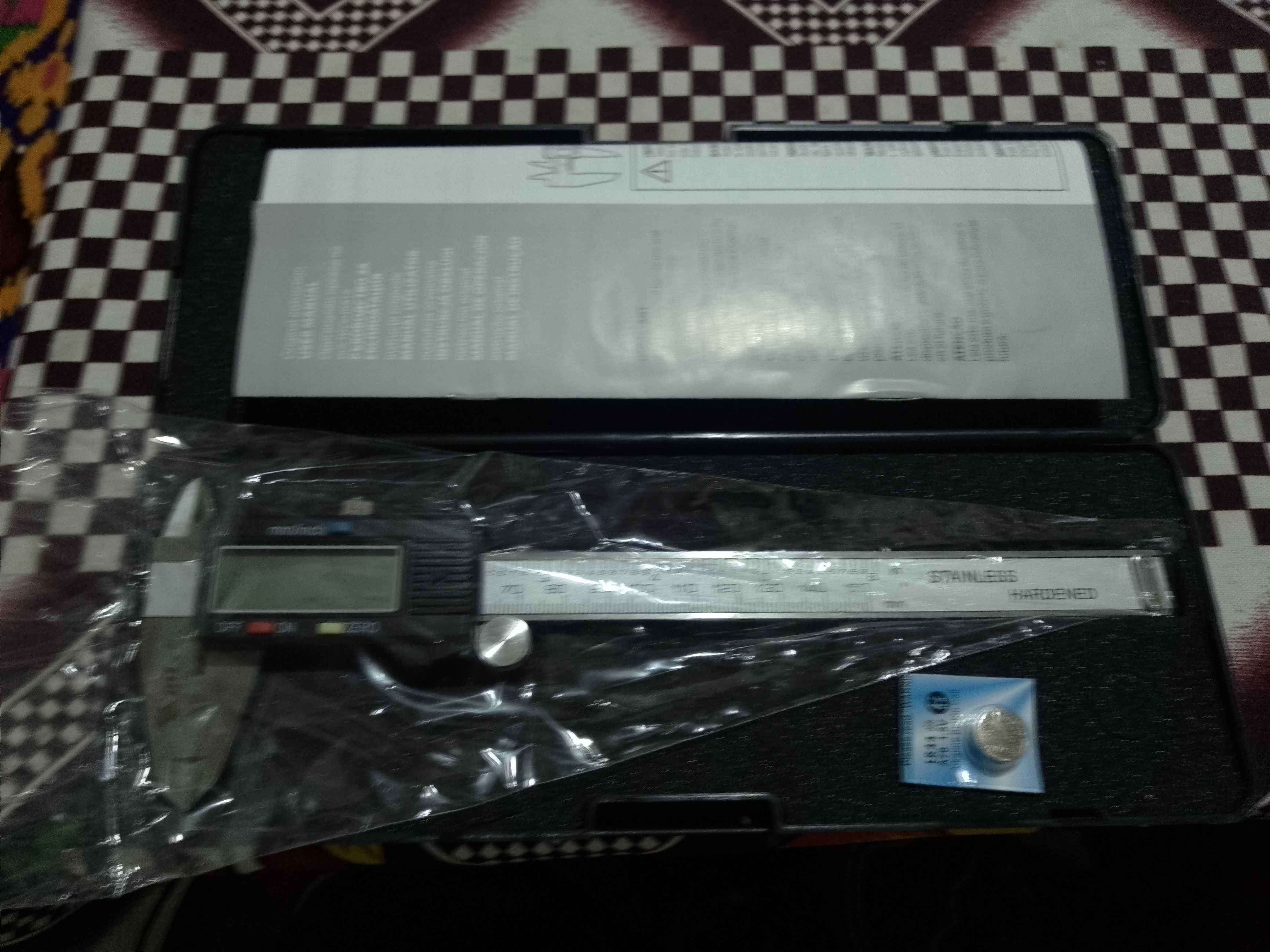 Kaliper plastik, 150 mm, elektron