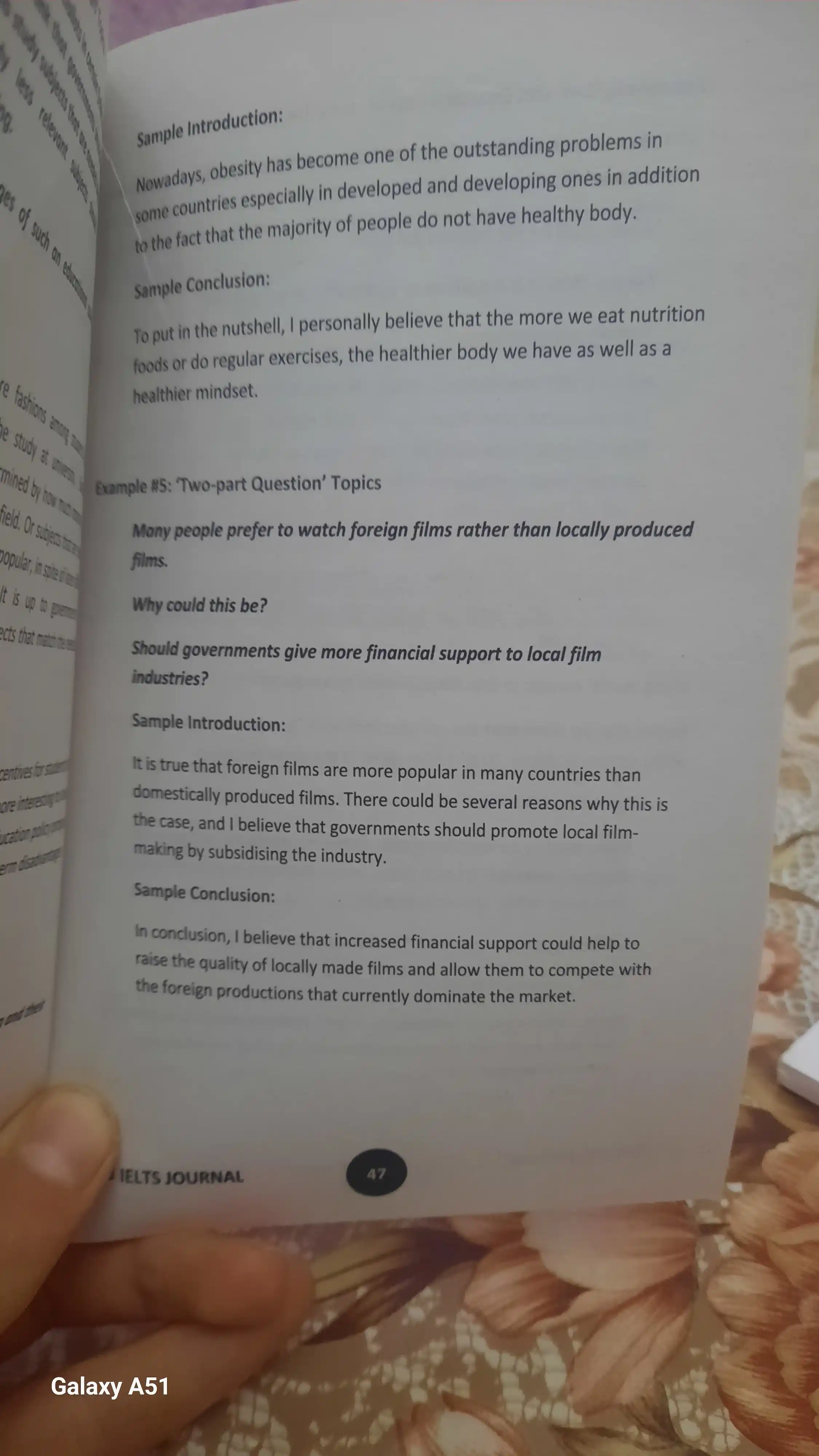 IELTS Journal — Adam Smith, Writing Task 1–2, Reading va Speaking