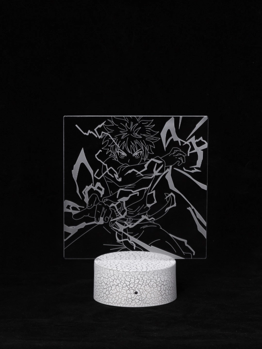 Anime Hunter HxH, pultli 3D chiroq, LED RGB yoritgich va USB