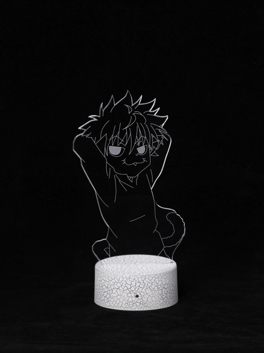 Anime Hunter HxH, pultli 3D chiroq, LED RGB yoritgich va USB