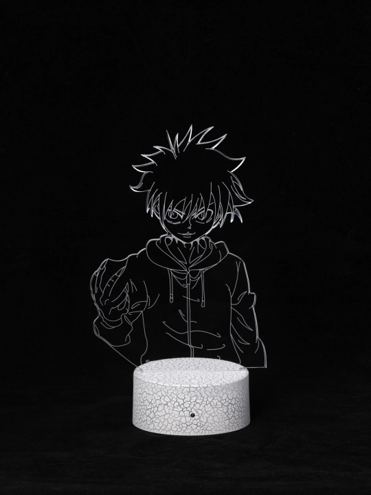 Anime Hunter HxH, pultli 3D chiroq, LED RGB yoritgich va USB